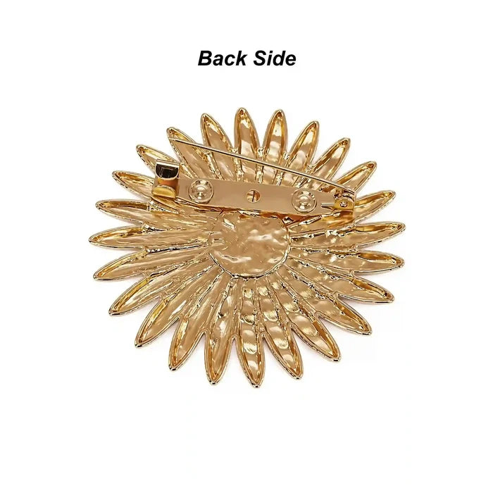Sun Style Metal Brooch