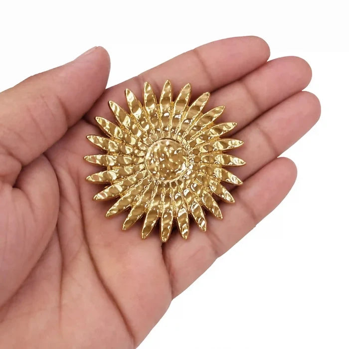 Sun Style Metal Brooch