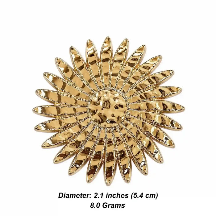 Sun Style Metal Brooch