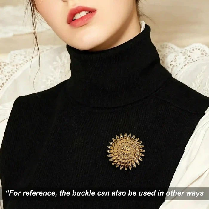 Sun Style Metal Brooch