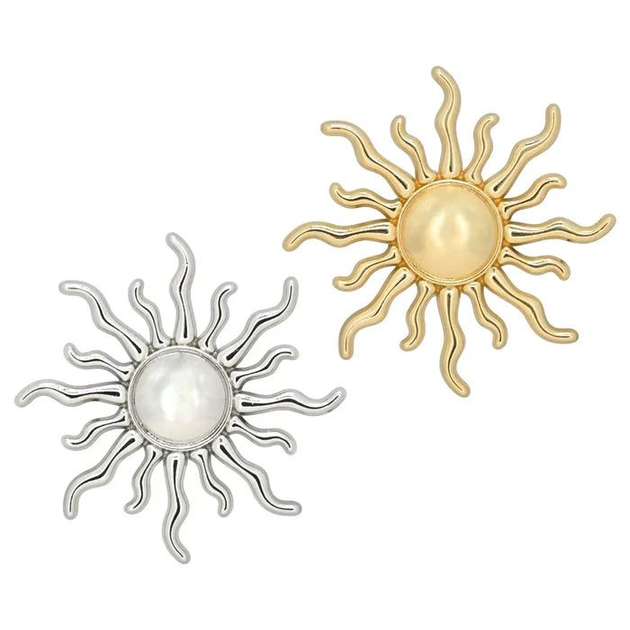 Sun Style Metal Buttons | 25mm(40L) & 50mm(80L)