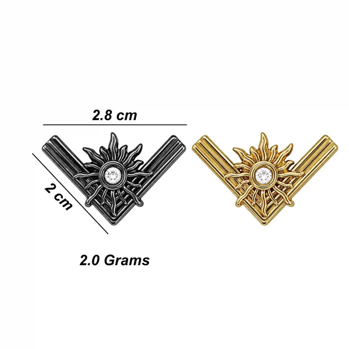 Sunburst Chevron Collar Tip