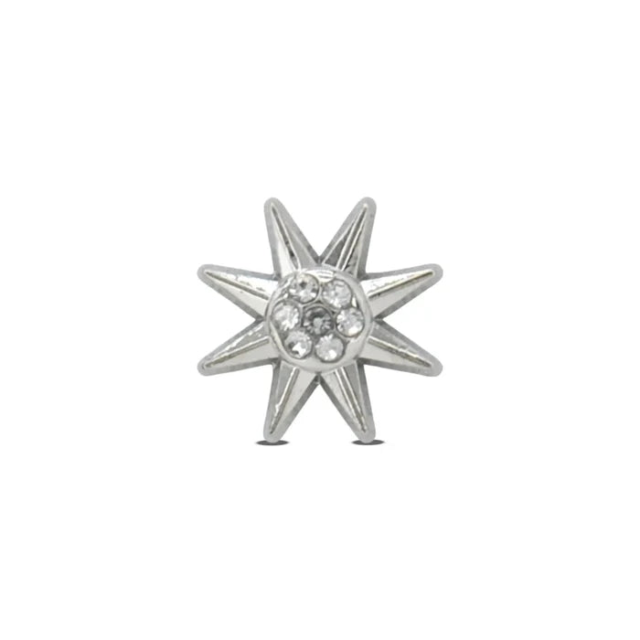 Sunburst Design Rhinestone shirt Buttons | 12mm(20L)