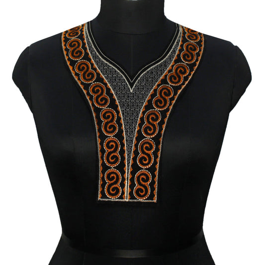 Swirl Symphony neckline