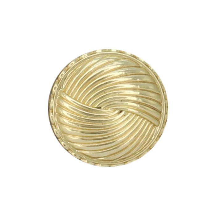 Swirled Gold Metal Buttons | 19mm(30L), 21mm(32L) & 23mm(36L)