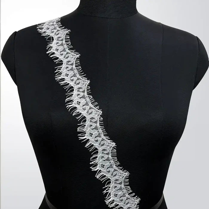 Symmetrical Floral Guipure Lace Bodice | SKU-GD-93