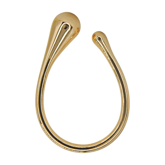Teardrop Organic Golden Buckle