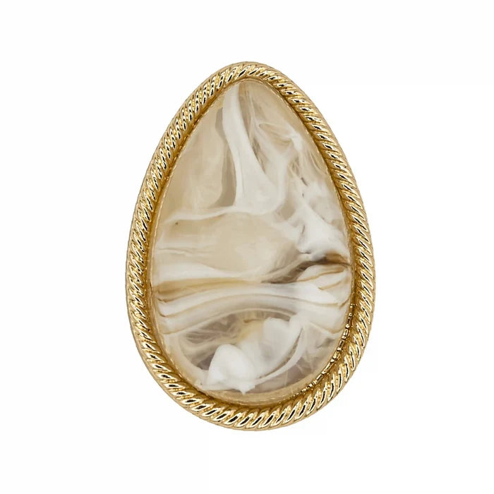 Teardrop Pear Shape Marvel Buckle