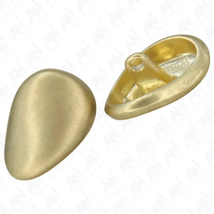 Teardrop-Shaped Metal Button | 20mm(32L)