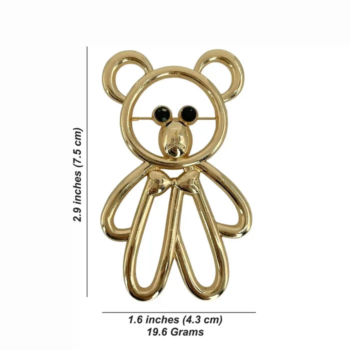 Teddy Bear Pin Brooch