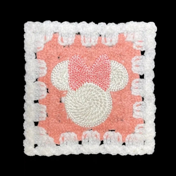 Teddy Bow Crochet Patch