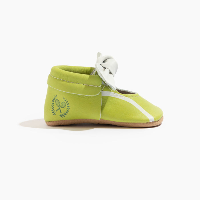 Tennis Match Knotted Bow Baby Shoe - Babies in Bloom