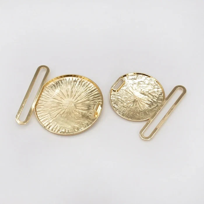 Textura Gold Metal Buckle | 10cm