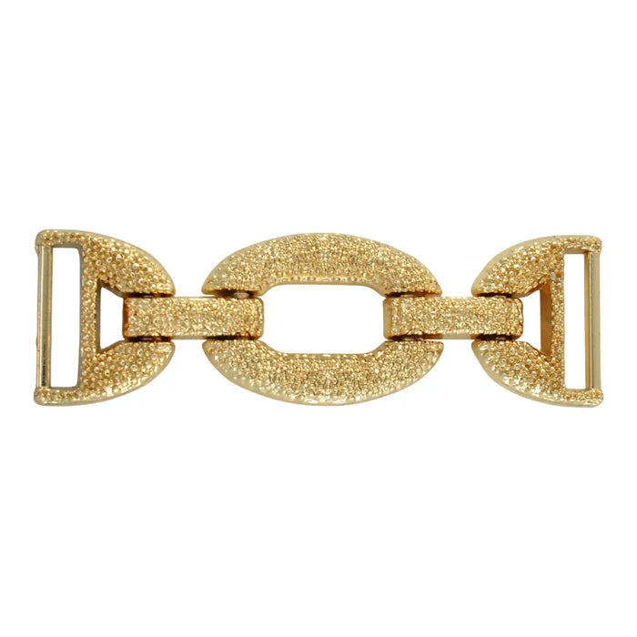 Textured Gold Horse Bit Buckle