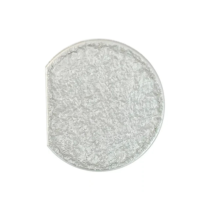 Textured Matte Silver Button | 25mm(40L)