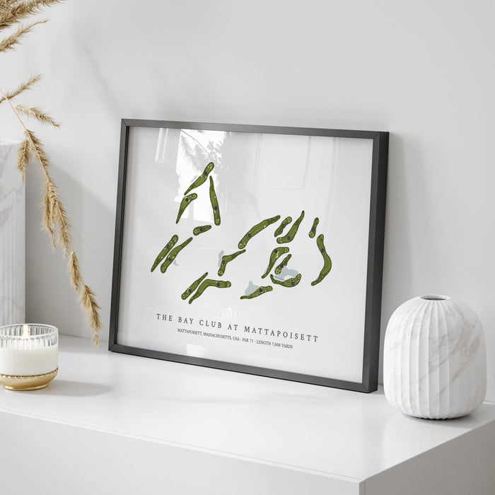 The Bay Club At Mattapoisett | Golf Course Map | On Table