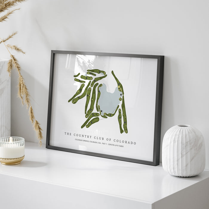 The Country Club of Colorado | Golf Course Map | On Table