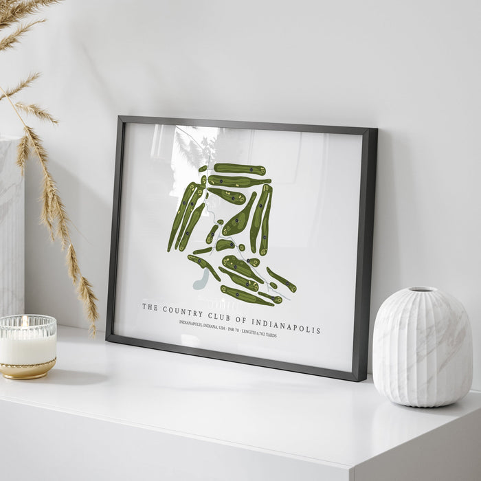 The Country Club of Indianapolis | Golf Course Map | On Table