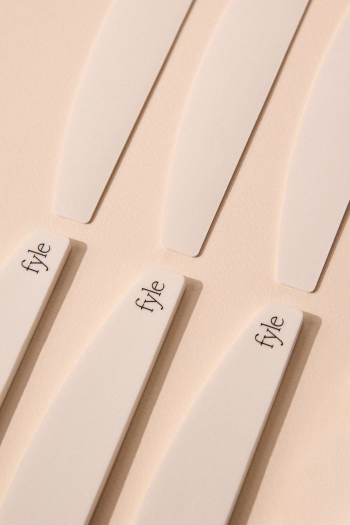Fyle Filing Strip refills laid in a row