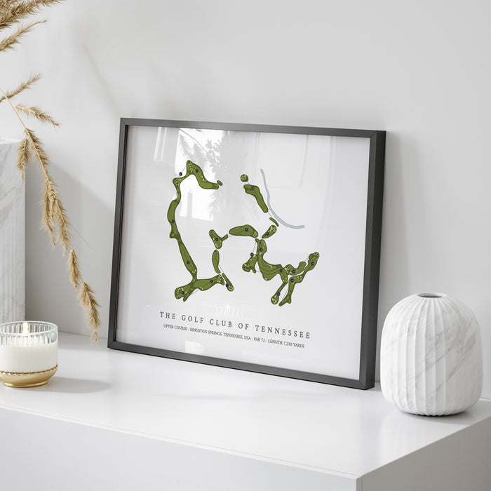 The Golf Club of Tennessee - Upper Course | Golf Course Map | On Table