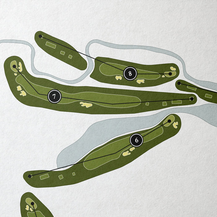 The Grove | Golf Course Print | Close+Up