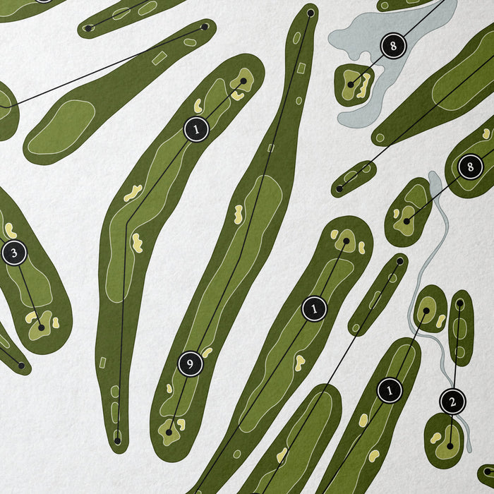 The Legends Country Club | Golf Course Print | Close Up