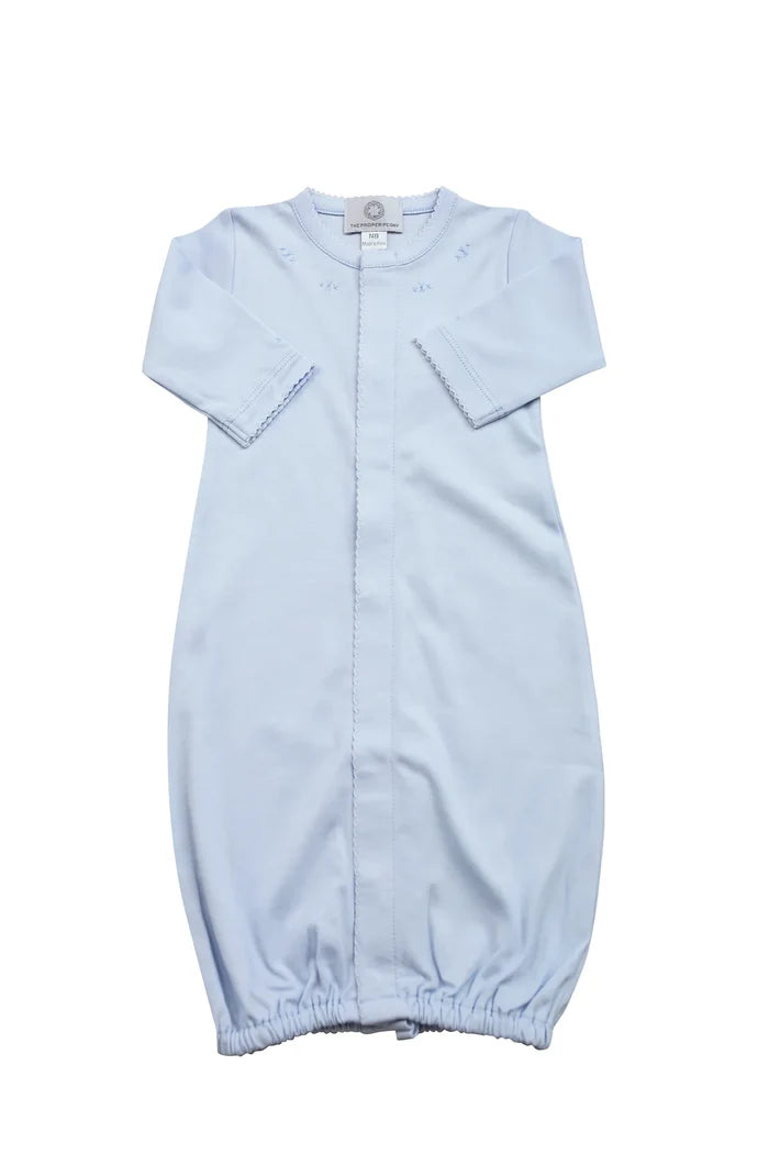 The Proper Peony - Pima Converter Gown - Blue