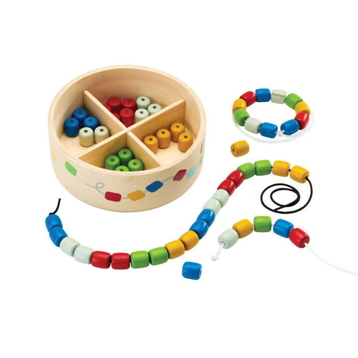 Threading Beads - Babies in Bloom
