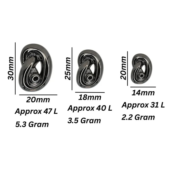 Three Dimensional Metal Buttons | 18mm (28L), 20mm (31L) & 23mm (36L)