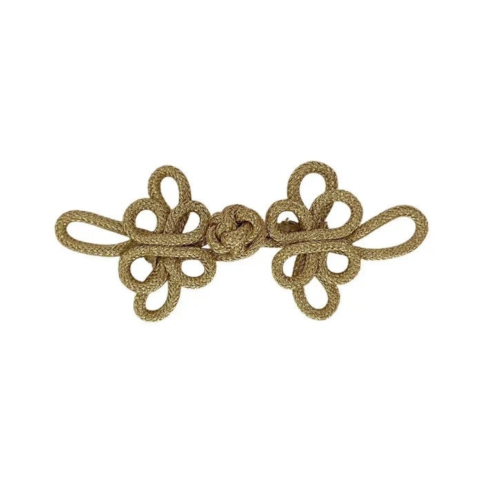 Three Petal Flower Frog Buttons