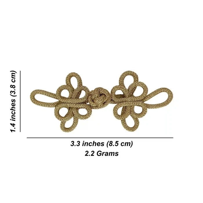 Three Petal Flower Frog Buttons