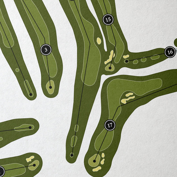 Timber Ridge Golf Club | Golf Course Map | Close Up