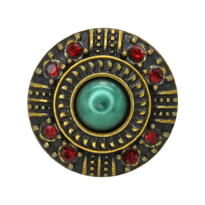 Traditional Designer Shank Metal Button | 20mm (32L)