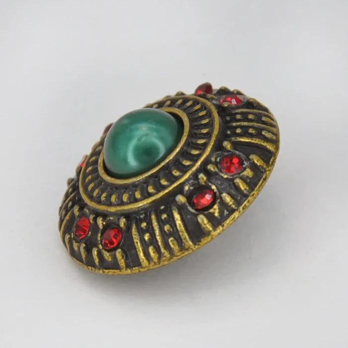 Traditional Designer Shank Metal Button | 20mm (32L)