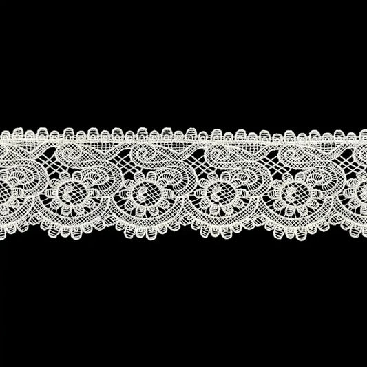 Traditional Floral Lace Border Pattern Design | Width 8.8cm (3.5 inches) 88mm | SKU-FML-5