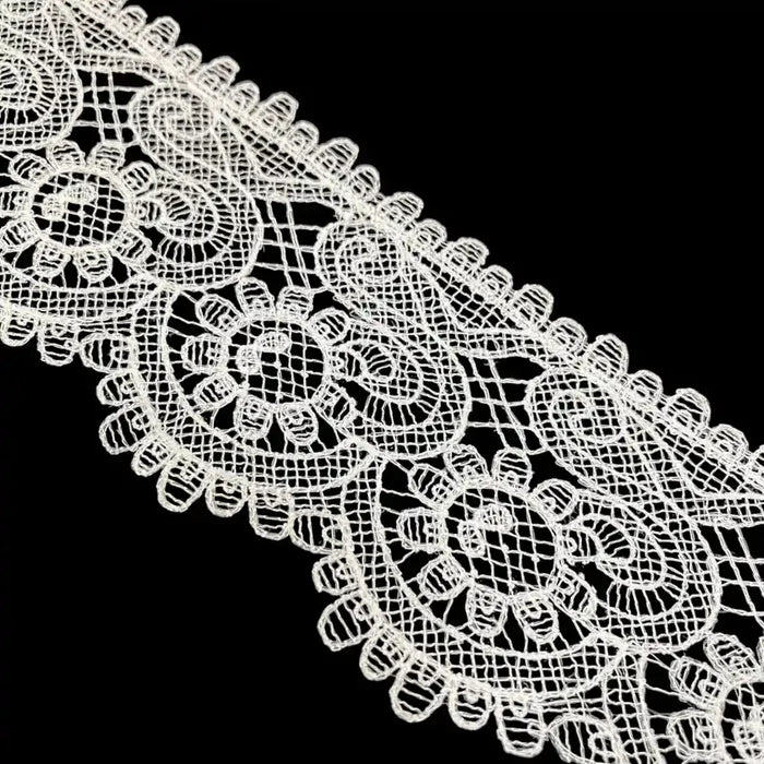 Traditional Floral Lace Border Pattern Design | Width 8.8cm (3.5 inches) 88mm | SKU-FML-5