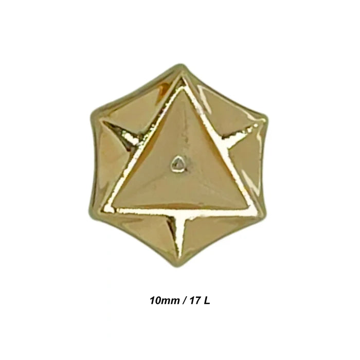 Tri-Dodeca Style Shirt Metal Buttons | 10mm(27L)