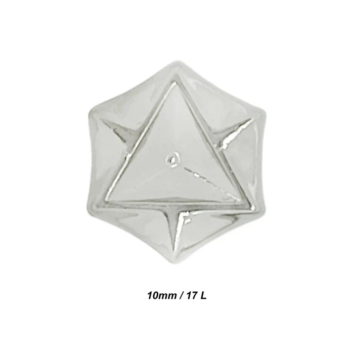 Tri-Dodeca Style Shirt Metal Buttons | 10mm(27L)