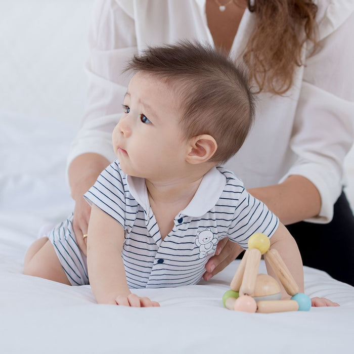 Triangle Clutching Toy - Pastel - Babies in Bloom
