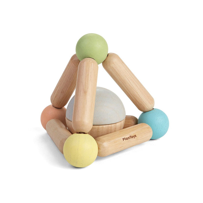 Triangle Clutching Toy - Pastel - Babies in Bloom