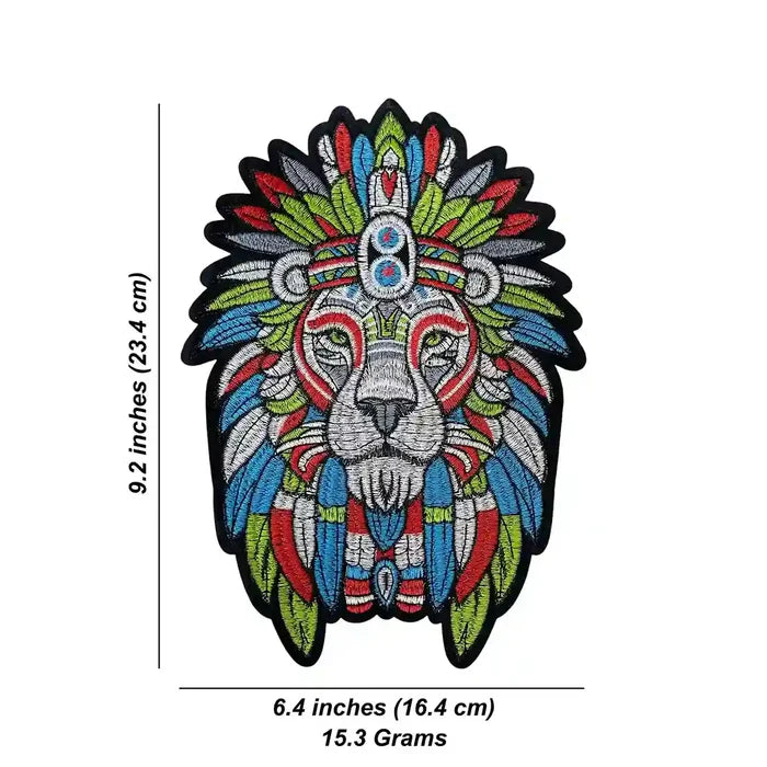 Tribal Inspire African Lion Patch