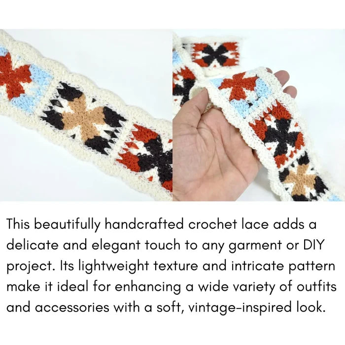 Tribal inspired Crochet Lace