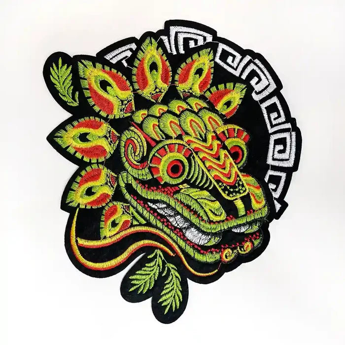 Tribal Mesoamerican Dragon Patch | SKU_P-1