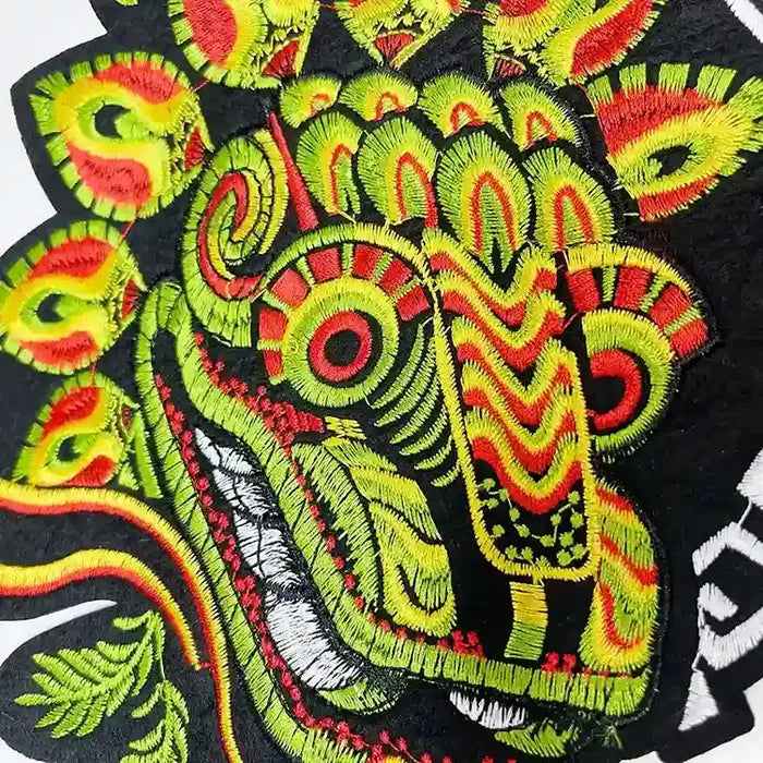 Tribal Mesoamerican Dragon Patch | SKU_P-1