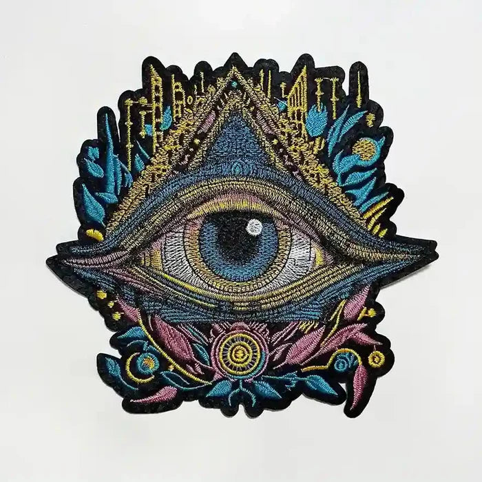 Trippy Third Eye Iron-On Patch