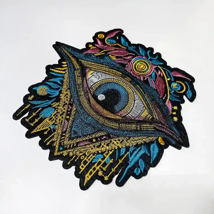 Trippy Third Eye Iron-On Patch
