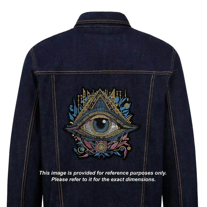 Trippy Third Eye Iron-On Patch