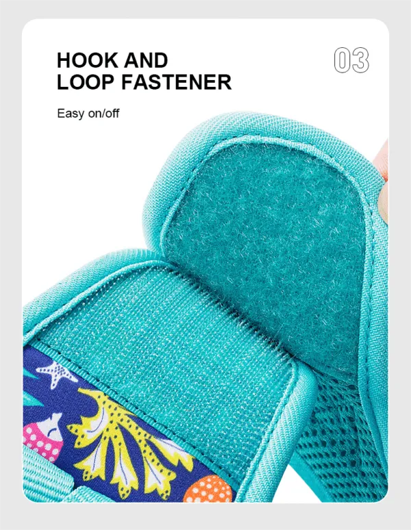 TrueLove Floral Print Mesh Dog Harness TLH3016- Blue Atoll - Dog.Dog.Cat.