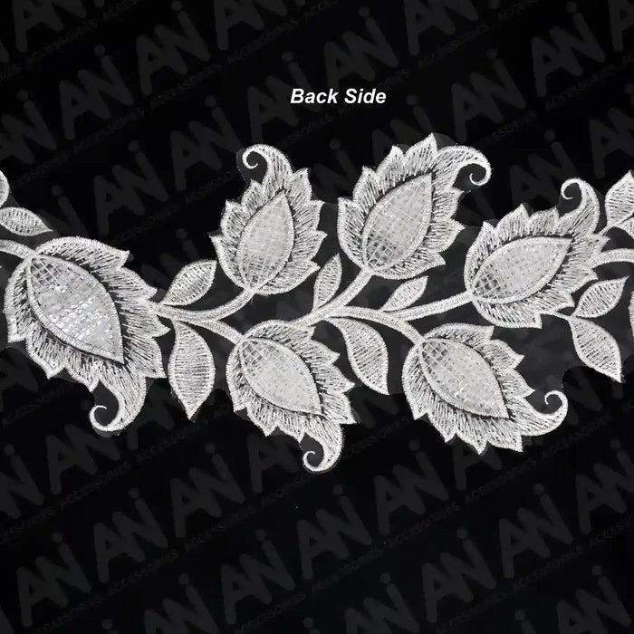 Tulip Flower 1 Meter Sequins Lace
