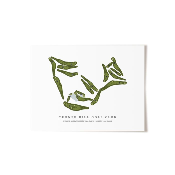 Turner Hill Golf Club | Golf Course Print | Unframed